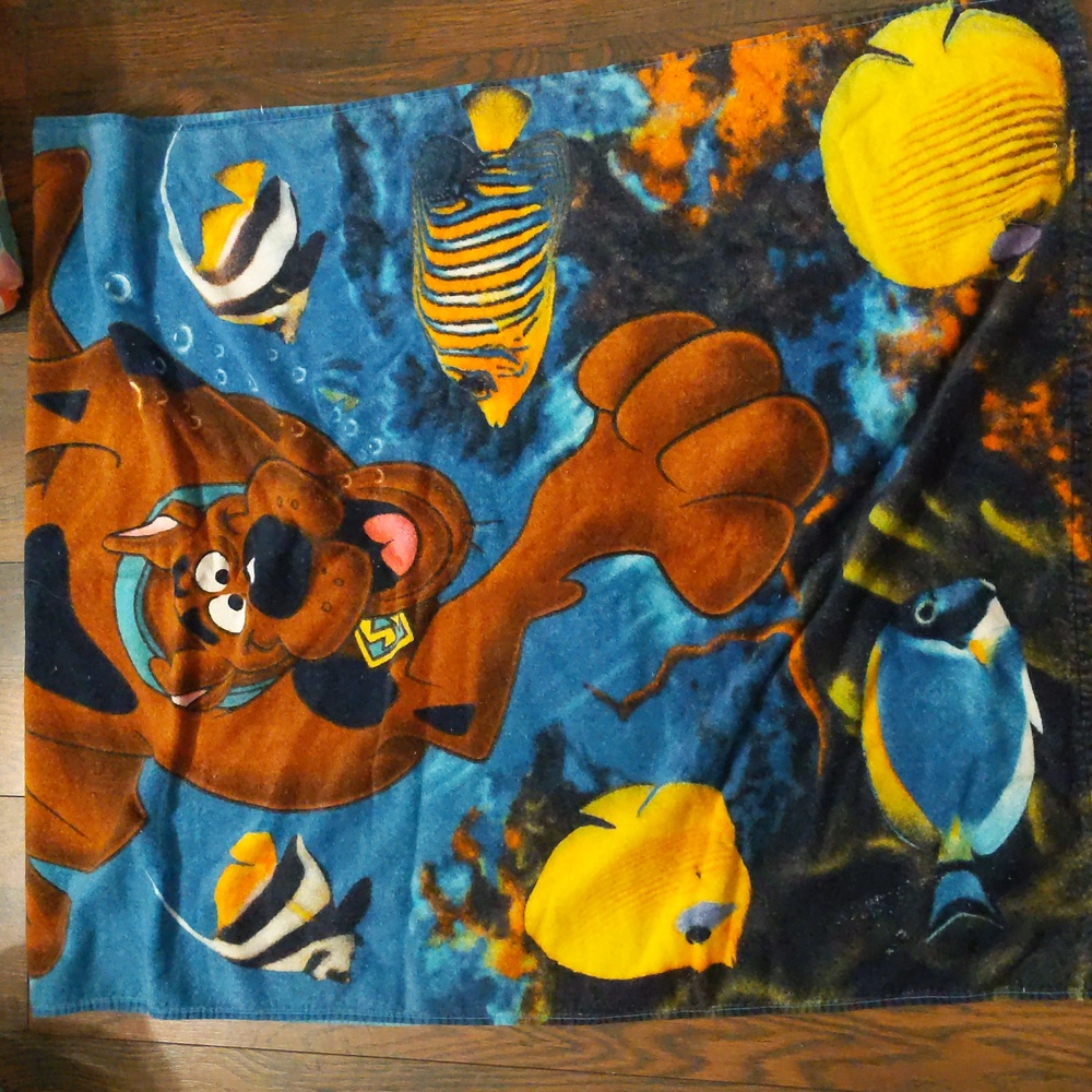 Vintage Scooby Doo underwear beach towel